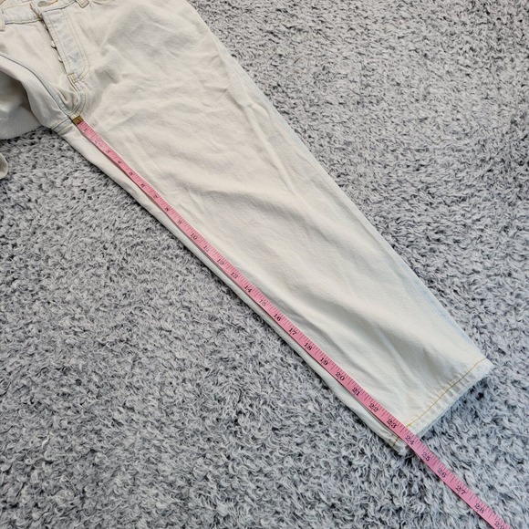 Lucky Brand Jeans Women 0 Blue Relaxed Taper Normcore Distressed Casual Grunge - Picture 9 of 11